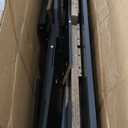 Black Wooden Furniturel With Black Handles and White Hinges. (Kitchen, Dining Room, Living Room, etc.)