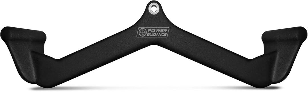 POWER GUIDANCE LAT Pulldown Attachments, Pull Down Bar with Ergonomic Handle, Cable Machine Attachments for More Effective and Less Fatigued Grip (Mid Lnside Grip 23")