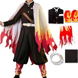Tkieio Kochou Cosplay Costume Kochou Outfit Cosplay Kimono Outfit Uniform Costume Role Play Full Set (Large, Red)