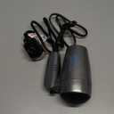 Conair Travel Hair Dryer with Dual Voltage, 1875W Compact Blow Dryer with Folding Handle, Gray