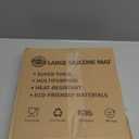 2MM Super Thick Large Silicone Mat, 23.6"x31.5", Non-Slip Heat Resistant, Thicken Kitchen Counter Mats, Waterproof Countertop Protector for Craft (Light Gray)