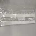 Acrylic Necklace Holder 4 Pack Wall Mounted Necklace Organizer Hanging Jewelry Organizer with 17 Hooks for Necklaces, Bracelets, Rings and Bangles Display (14.17 inch)