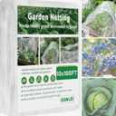 GonLei Garden Netting 10 X 100 FT Ultra Fine Netting for Garden Protection,Garden Netting for Raised Beds,Mosquito Net for Blueberry Shrubs Vegetables Fruits Flowers Crops Pest Barrier
