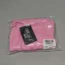 OMKAGI Women Button Down Ribbed Short Sleeve Shirts Fitted Knit Cropped Cardigan Sweaters (Large, 13-pink-white)