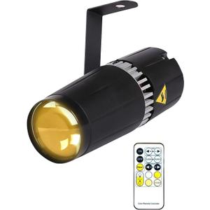 LED pinspot Stage Light,SENLAN 6W Double White/Cool White&Warm White pinspot by IR Controller