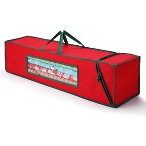 MaidMAX Christmas Wrapping Paper Organizer Storage Bag, Wrapping Paper Storage Fits 42 Long Rolls, Gift Wrap Storage with Clear Window 42 x 10 x 10