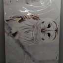 Winter Owl Canvas Print Wall Art - Cute White Owl Perch On Tree Branch - Wall Decor Modern Artwork Paintings Pictures for Living Room Stretched and Framed Ready to Hang - 24" x 36"