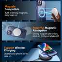 3 x SPIDERCASE Designed for iPhone 13 Case/iPhone 14 Case, [Military-Grade Drop Tested][with 2 pcs Tempered Glass Screen Protector] [Compatible with Magsafe][Soft Silky Touch] Slim Protective Case-Purple