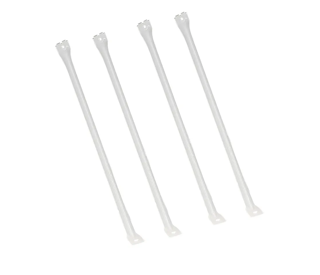 4 Pieces Wire Shelf Brackets Hardware Heavy Duty Sturdy Utility Wear Resistant Accessories for Provide Support for Shelves 20 in