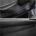 LUCKEASY 5PCS Door Sill Protective Cover for Tesla Model Y Juniper 2025 2026 (Standard & Premium & Performance) Front & Rear Door Threshold Strip & 2nd Row Seat Lower Protector Accessories Black TPE