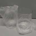 Industrial Pendant Lighting, Modern Clear Glass Shade Farmhouse Adjustable Hanging Light Fixtures for Kitchen Island Living Room Bedroom Hallway, 3-Pack (Black)