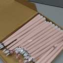 Rossesay Flameless LED Taper Candles Battery Operated Candles 4 Sizes of 8.5'', 9.65'', 10.83'', 12.8'' Flameless Candlesticks Flickering for Halloween Christmas Church Wedding(Dusty Pink), Amount Unknown