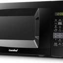 COMFEE' Countertop Microwave Oven, 0.7 Cu.Ft, 700W, Black, ECO Mode