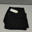 Tapata Women's 28''/30''/32''/34'' Stretchy Bootcut Dress Pants with Pockets Tall, Petite, Regular for Office Work Business (Large Long, Black)