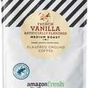 AmazonFresh French Vanilla Flavored Coffee, Ground, Medium Roast, 12 Ounce, BBD 11/12/2025