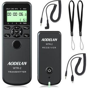 AODELAN Camera Remote Control - Wireless Shutter Release with Cords, Timer Controller for Sony a7riii a7rii a9 a200 a560 a700 a850 a900 a77 a99 A7 A7 II A7R, Replace RM-L1AM and RM-SPR1