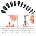 Nut and Bolt Thread Checker 28 Male/Female Thread Gauges (15 SAE/Inch & 13 Metric) Nut and Bolt Thread Size Checker Thread Identifier Gauges for Quickly Identify and Verify