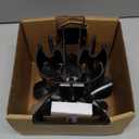 VODA Wood Stove Fan Heat Powered Fireplace Fans Non Electric, Heat Activated Thermal Fan for Wood Burning Stove/Log Burner, Stove Accessories Thermometer