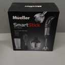 Mueller Multistick 800W 4-in-1 Immersion Blender Handheld, 12 Speed Hand Mixer - Turbo Boost, Heaviest Duty Copper Motor, Titanium Blades Hand Blender, Milk Frother Wand, Whisk, Beaker, Chopper, Grey