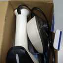 Powerful Handheld Fabric Steamer - 1800W with Fast Ceramic Heat-Up Plate, 2-in-1 Ironing & Wrinkle Remover, Steam Nozzle, Lint Brush - White, for US 120V Only