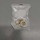 Case Cover Compatible with Baseus Bowie MC1 Pro, Ziseyoru Soft Silicone Protective Skin for Baseus Bowie MC1 Pro Earbuds with Accessories Bling Keychain for Women Girl (White)