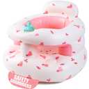 Upgraded Inflatable Baby Seat for Babies 3-36 Months, Inflatable Baby Chair Sit Me Up Floor Seat for Baby, Back Support Baby Seats for Infants for Sitting Up with Built in Air Pump