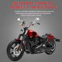 Chrome 8mm Rearview Mirrors for Touring Road Glide FLTRX Electra Glide FLHT Road King FLHR Street Glide FLHX Sportster Dyna Softail models 1982-2023