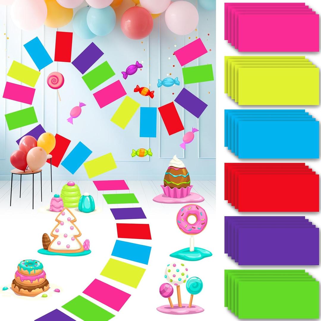 Skyygemm Colorful PVC Floor Stickers Candy Donut Theme Land Runway Rug Hallway Runner Rug Party Decoration for Halloween Trunk or Treat Car Decor(30 Pcs,7.9 x 4.7 Inch) Skyygemm Colorful PVC Floor Stickers Candy Donut Theme Land Runway Rug Hallway Runner Rug Party Decoration for Halloween Trunk or Treat Car Decor(30 Pcs,7.9 x 4.7 Inch)