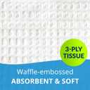 Avalon Papers Professional Towels, White, 13" x 18" (Pack of 500) - Waffle Embossed - 3-Ply Tissue - Dental Consumables (1001A)