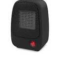 Profusion Electactic Portable Ceramic Space Heater w/Thermostat, 500W Indoor Electric Space Heater Fan with Overheat and Tip-Over Protection, Heat Up 200 Square Feet for Office Room Dorm Use, Black