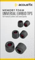 Acoustic Memory Foam Universal Earbud Tips