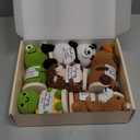 6PCS Positive Crochet Animals Thank You Gifts, Employee Appreciation Gifts for Women Emotional Support Crochet Buddies w/ Card, Unique Christmas Birthday Gift for Women Coworkers Teacher Nurses Boss