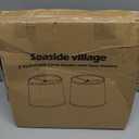 Lampshades Set of 2, Black Fabric Lamp Shades 11.6" Top x 12.6" Bottom x 9.8" High Drum Lampshades for Table Lamps, Floor Lamps, Pendant Light, E26 Base Harp Holders Included