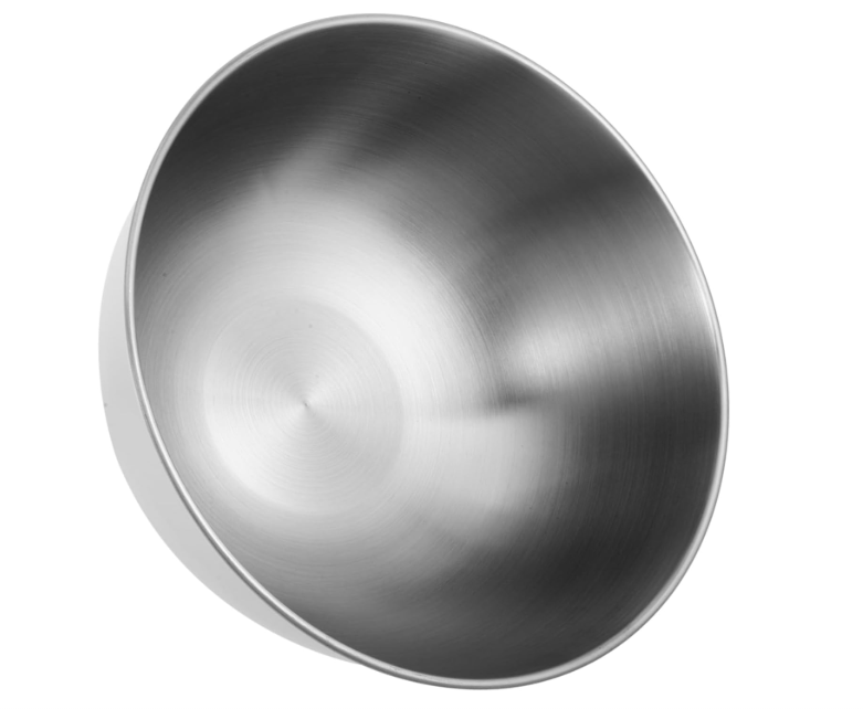 Healifty Stainless Steel Mixing Bowl Food-grade Metal Salad Basin for Cooking Baking Prepping Large for Family Meals Easy to Clean Kitchen Essential
