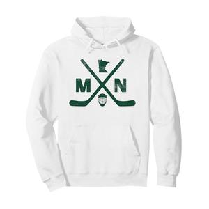 State of Minnesota Hockey Vintage Retro Pullover Hoodie XL