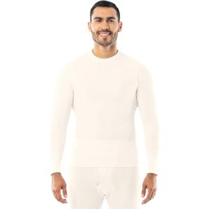 Indera Men's Traditional Waffle Thermal Underwear Long Sleeve Shirt (Natural, S)