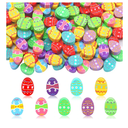 JUNEBRUSHS 150 Pcs Easter Egg Erasers Bulk, 9 Styles Mini Cute Rubber Erasers for Classroom Prizes, Party Favors Easter Egg Hunt Gifts Stationery Easter Basket Filler 2 pack