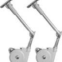 Lid Stay 105 Degree Open with Soft Close, Lid Support for Toy Box and Upward Top-Opening Flap Doors 2 Pack, Easy to Install