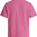 Boys Casual Polo Shirt Short Sleeve Waffle Solid Collared Shirts for Kids Aged 14 Years