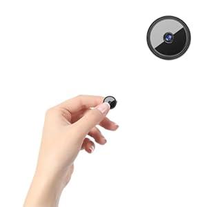 RFAWKNG 1pcs Only 0.9 inch Hidden Camera with Audio/Video Mini Small Spy Home Indoor Night Vision Motion Detection Baby Monitor Wireless Outdoor Nanny WiFi espias Security Secret (1, Black, mini)