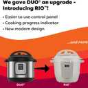Instant Pot 6QT RIO 7-in-1 Multi-Cooker, Pressure Cooker, Slow cook, Saut, Steam, Rice Maker, Yogurt, & Warmer, Sea Salt, 6 Quarts