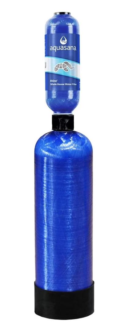 Aquasana Rhino Whole House Filter Replacement Tank for Rhino Well - 500,000 Gallons - Carbon & KDF Home Filtration - WH-WELLR