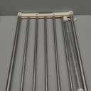 Hershii Closet Tension Shelf Expandable Telescopic Rod Heavy Duty Clothes Hanging Rail Adjustable DIY Storage Organizer Shoe Rack for Garage Bathroom Kitchen Bedroom (65-110cm/25.59-43.30inches)