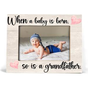 First Time Grandfather Gift, Grandpa Picture Frame for New Baby 8x10