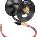 VEVOR Welding Hose Reel, Hand Crank Rewind Hose Reel with 3FT Lead-in Hose and 9/16"-18 B Fittings, Ceiling/Wall Mount Heavy Duty Steel Reel for Workshops Garages (Welding Hose Not Included)