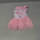 Small Dog Dress Female Tiny Puppy Clothes Girl Tutu for Dogs Dresses Harness Birthday Apparel Pink M
