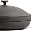 Our Place Large Always Pan | 12.5" Ceramic Pan with Modular Lid & Beechwood Spatula | Patented 10-in-1 Nonstick, Non-Toxic Cookware Made Without PFAS | Induction & Oven-Safe up to 450F 