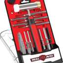 Real Avid Accu-Punch Hammer & Roll Pin Punch Set  Armorers Tool Kit with Small Hammer, 4 Interchangeable Heads, Roll Pin Punch Tools, Pin Starter & Kickstand Case for Organization