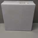 White Cake Stand, 10 Inch Cake Stands for Tea Party, Round Dessert Stand for 8 Inch Cake, Small Cake Plate Cupcake Stand for Dessert Table Display, Ruffle Trim