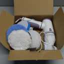 Electric Spin Scrubber,Power Scrubber Dual Speeds Cordless Shower Scrub Brush with Handle,Cleaning Brush with IPX7 Waterproof,8 Brush Heads for Kitchen,Tile,Tub (Short Purple)